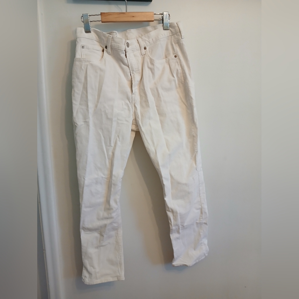 GAP Curduroy White Pants